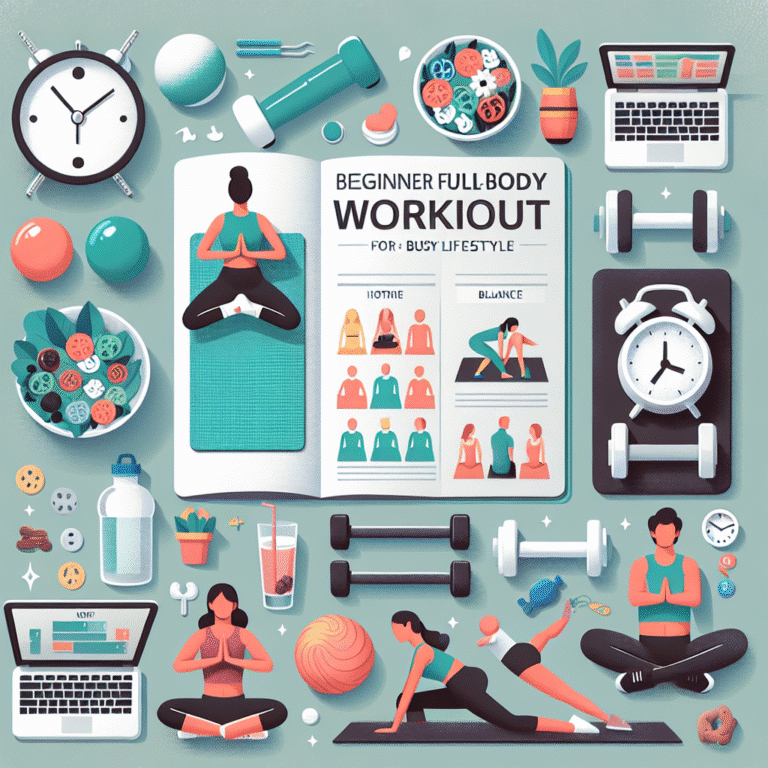 beginner full-body workout plan for busy lifestyles