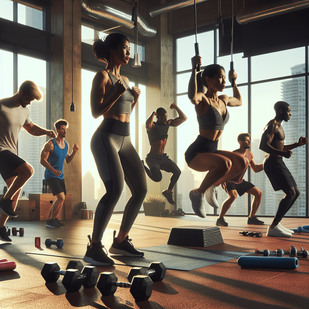 full-body strength and cardio routine