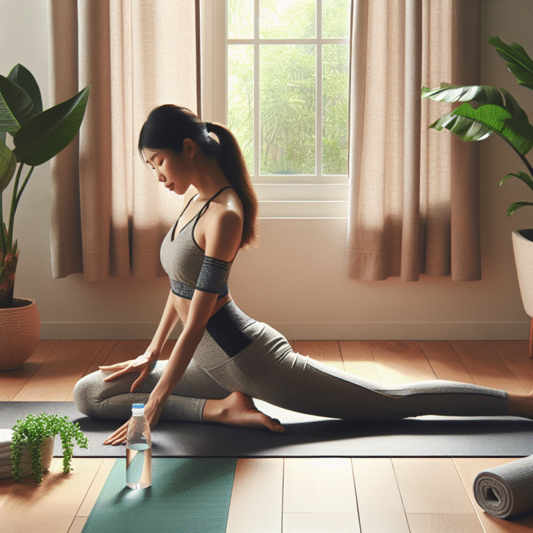 stretches to reduce muscle soreness at home