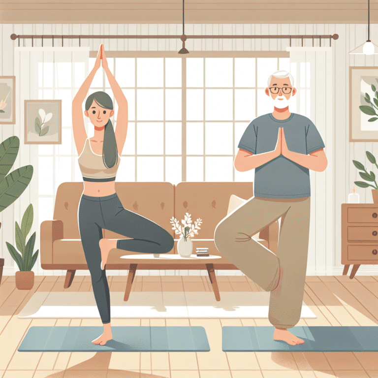 beginner-friendly yoga stretches at home