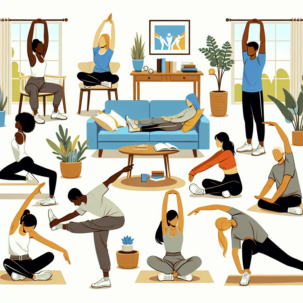 stretches to improve posture at home