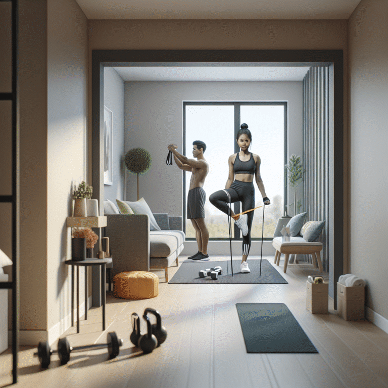 space-saving strength exercises for small living areas