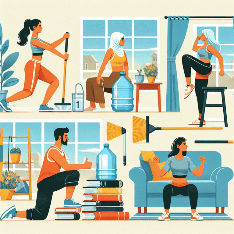 complete guide to full-body workouts using household items