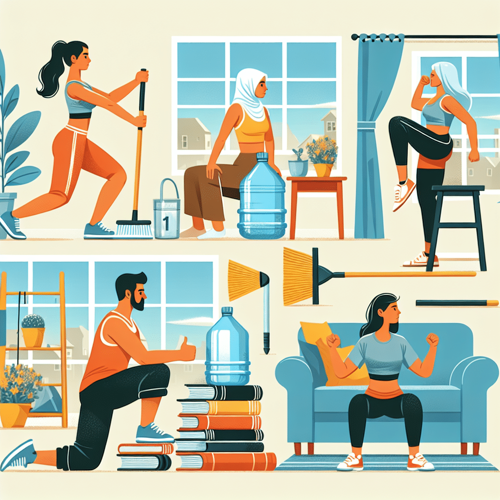 complete guide to full-body workouts using household items