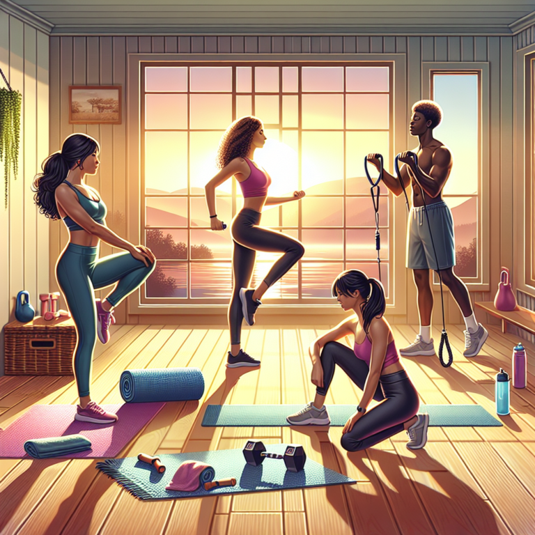 morning full-body workout routine