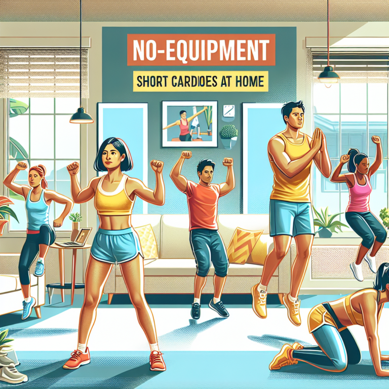 no-equipment short cardio routines at home