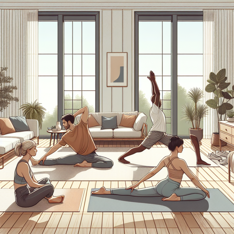 beginner stretching routine at home