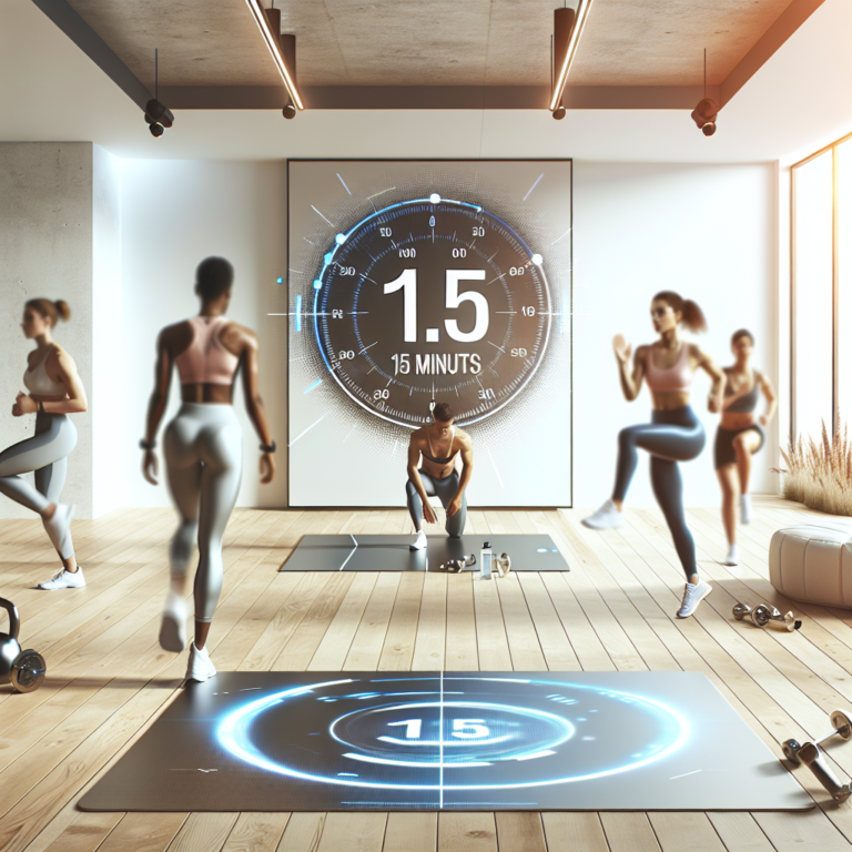 15-minute no-equipment HIIT workout for beginners