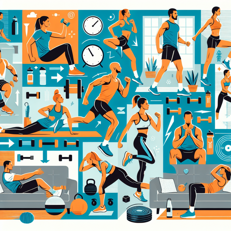 beginners' total body HIIT circuit for home