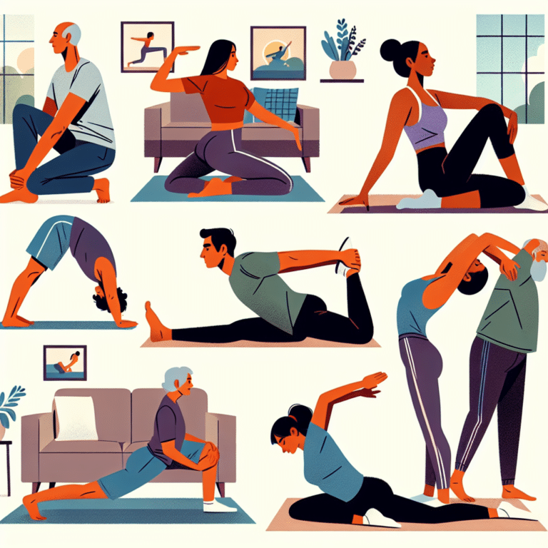 easy stretching exercises to do at home