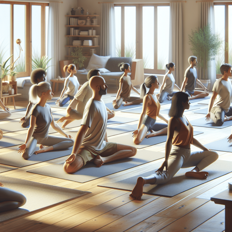 beginner-friendly yoga stretches at home