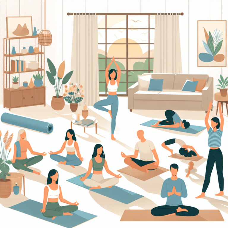 beginner-friendly yoga stretches at home